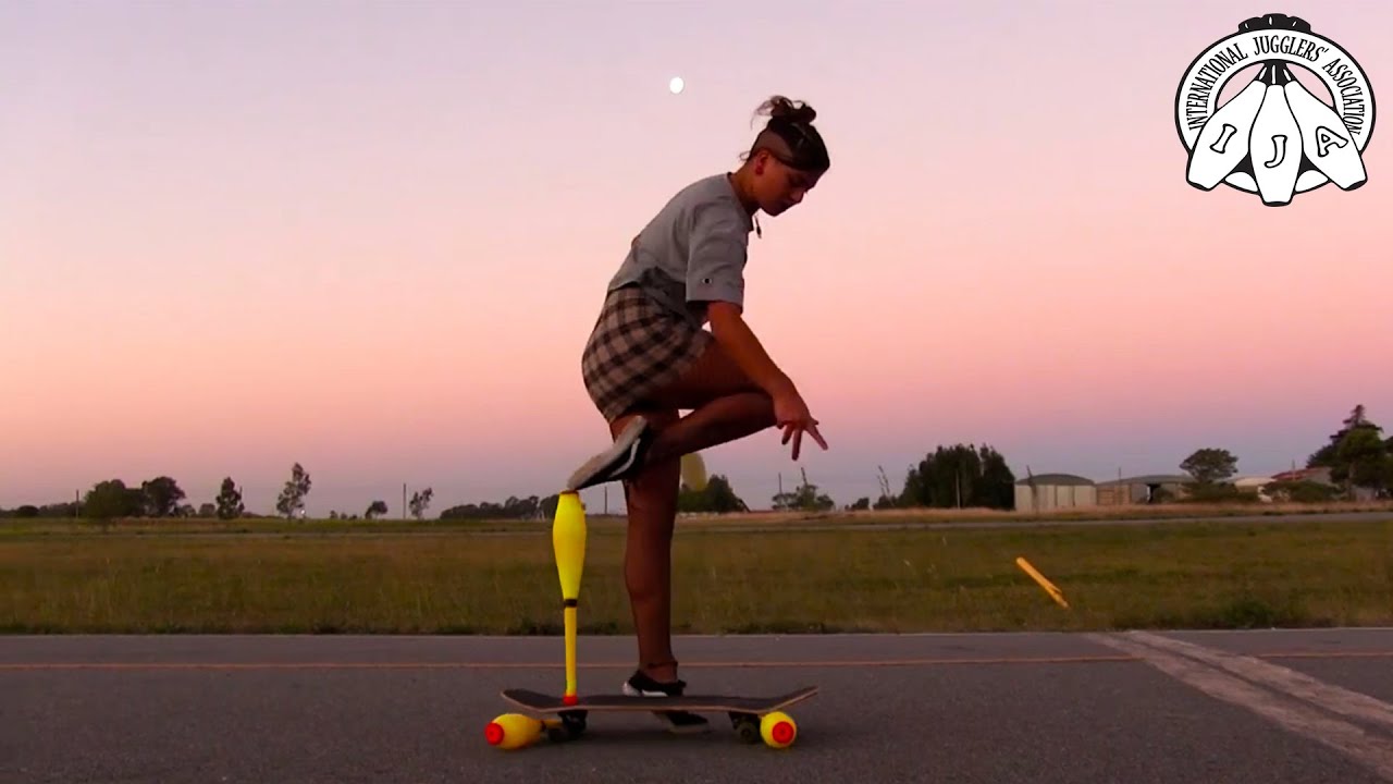 IJA Tricks of the Month by Rocío Iriart from Argentina | Juggling