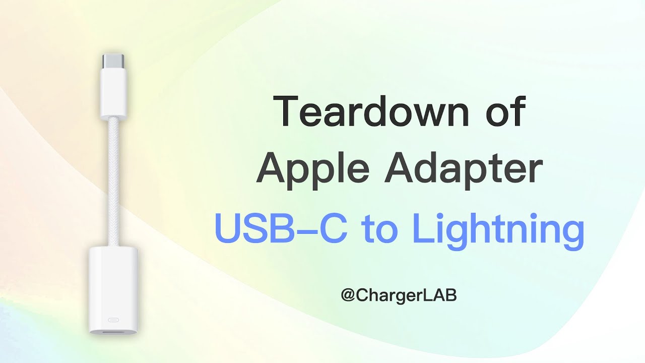 Teardown of Apple USB-C to Lightning Adapter (For iPhone & Accessories)