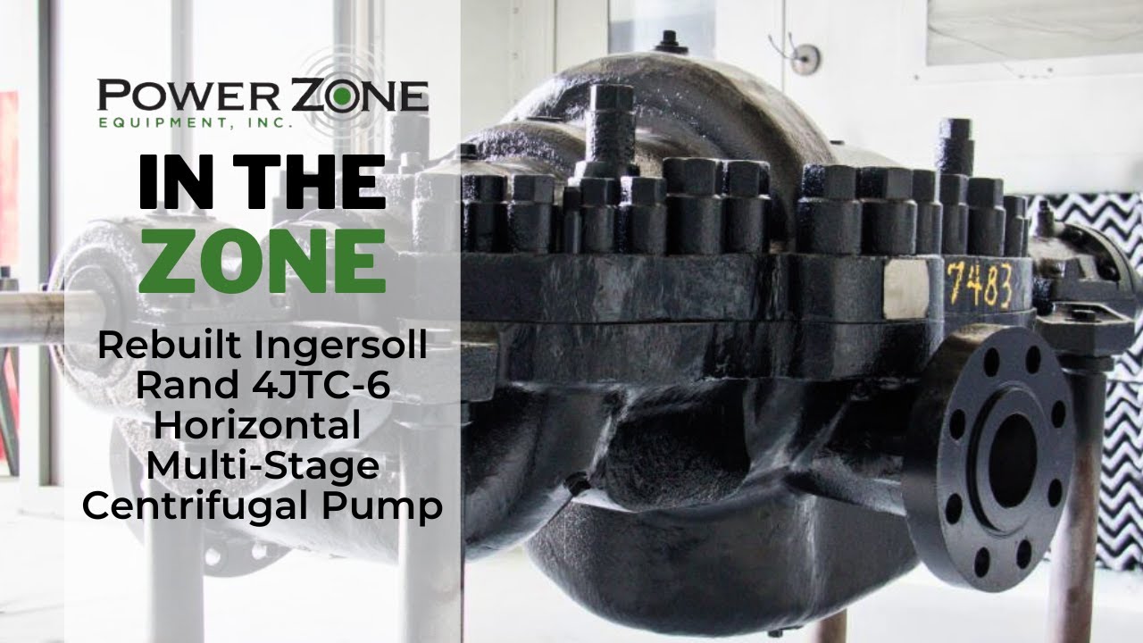 Industrial Pump Spotlight: Rebuilt Ingersoll Rand Centrifugal Pump