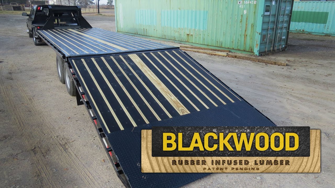 Blackwood Rubber Infused Lumber - PJ Trailers