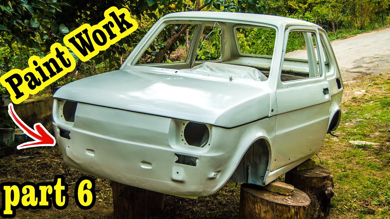 Fiat 126p Paint Work | Fiat 126p Restoration Full Build