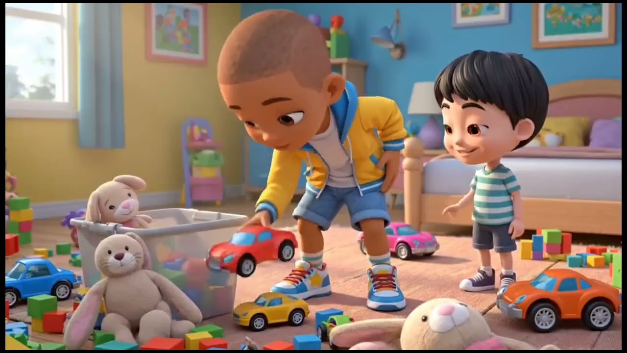 Sharing, Manners, & Bedtime Routine / Fun Learning for Kids!