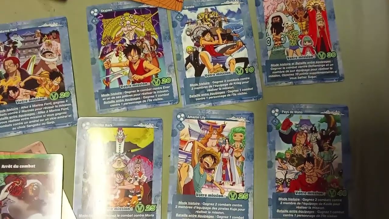 Présentation  d'un Jeu de Société : One Piece - Adventure Island !! Mode Histoire !!