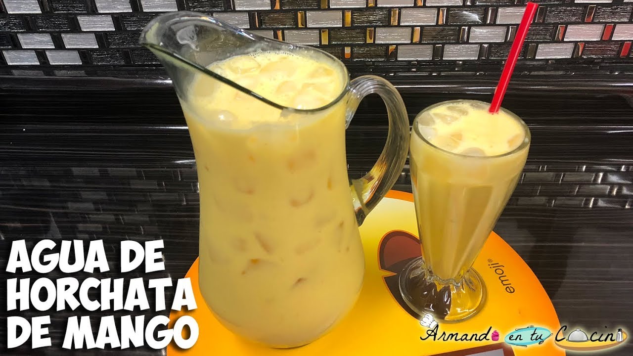 Agua de Horchata De Mango