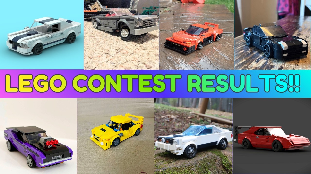 JDM Vs  Muscle Cars LEGO CONTEST RESULTS!!