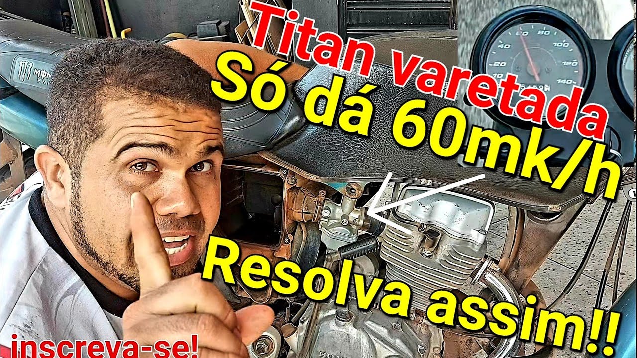 Titan 2000 falhando muito só chega a 60km/h resolvi desse jeito
