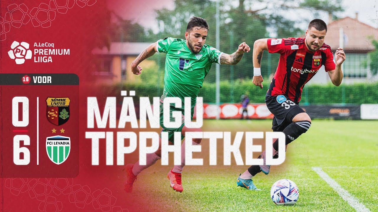 FC Nõmme United - Tallinna FCI Levadia I 0:6 I A. Le Coq Premium liiga 16. voor I 2024