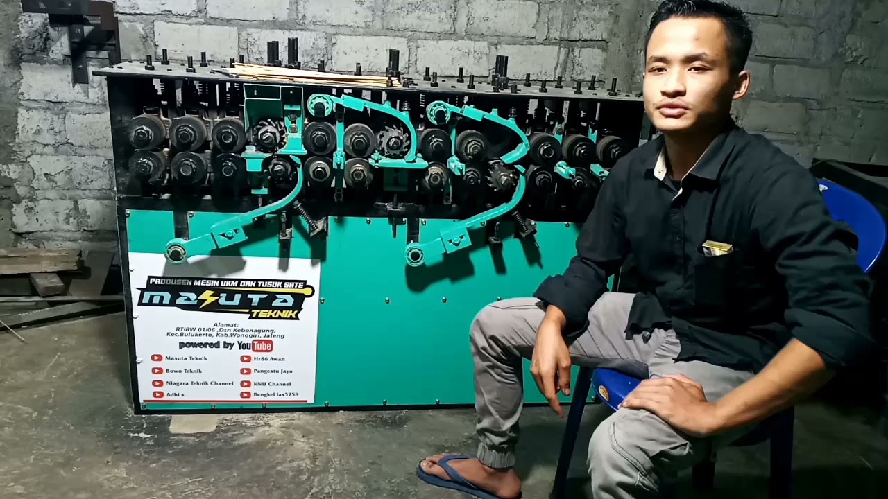 review,,mesin slicer tusuk sate 2 planer