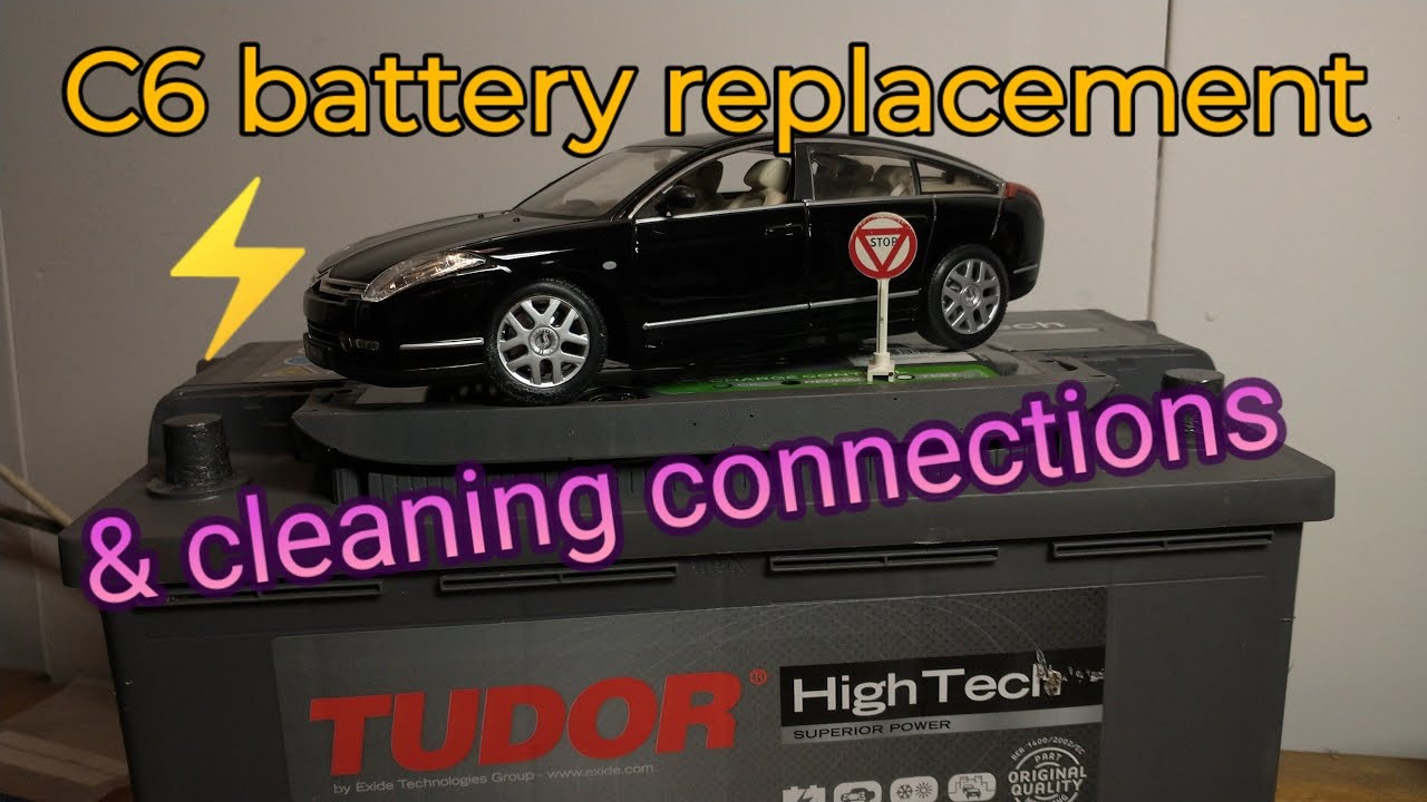 Citroën C6 battery replacement