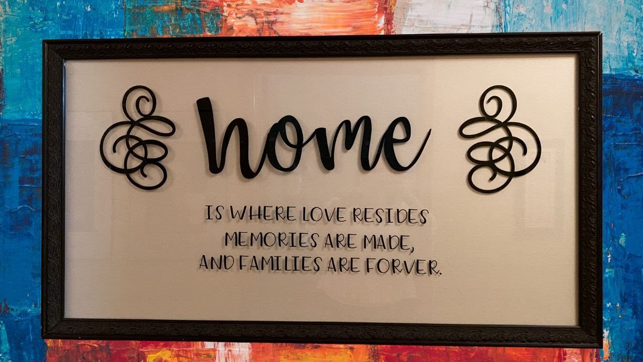 HOW TO MAKE A LARGE HOME DECOR SIGN WITH CRICUT MAKER