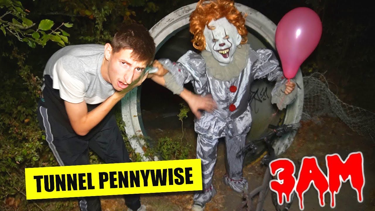 NOUS AVONS EXPLORER LES TUNNELS HANTÉS DE PENNYWISE À 3H DU MATIN ! (PENNYWISE NOUS A SUIVIT...)