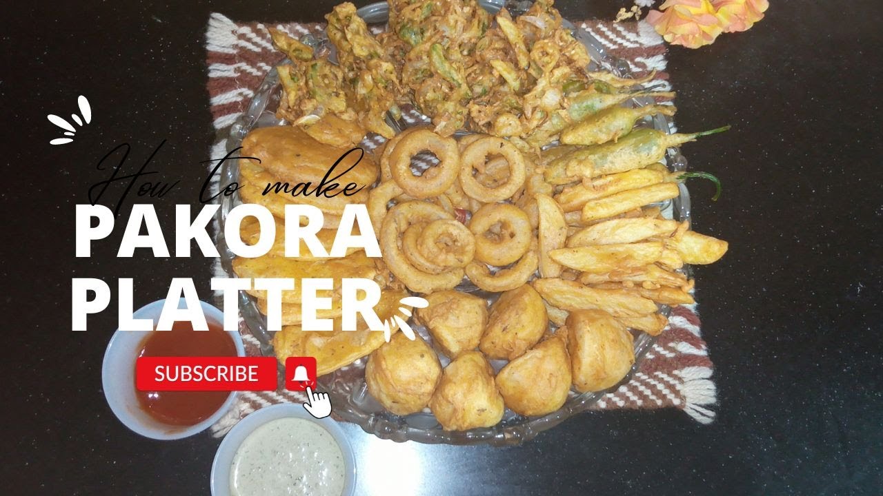 How to make a Pakora Platter 6 in 1 recipe ramazan special  by TASTY CUISINE