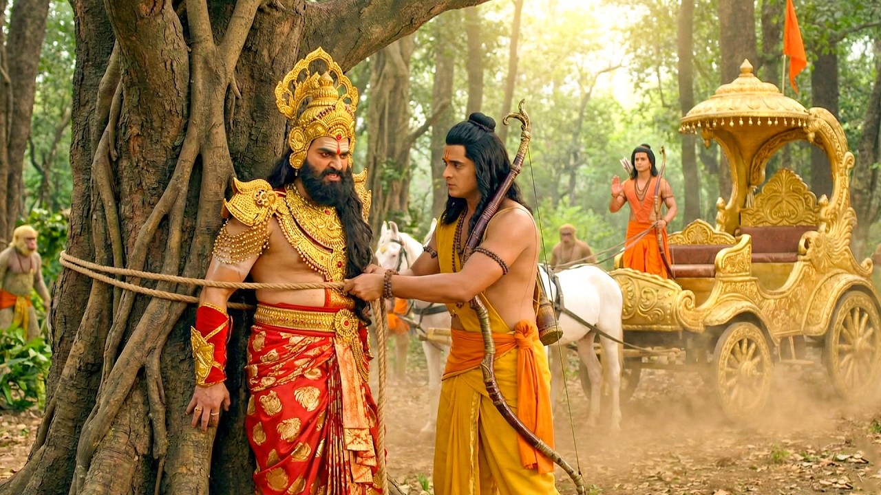 प्रभु राम ने रावण को पेड़ से बांधा, तभी लक्ष्मण लाए नया रथ | श्रीमद् रामायण | New Episode 2026