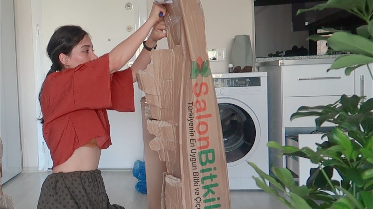 EVİ ORMAN YAPIYORUZ 🌳 kargo paketi açmaca😍