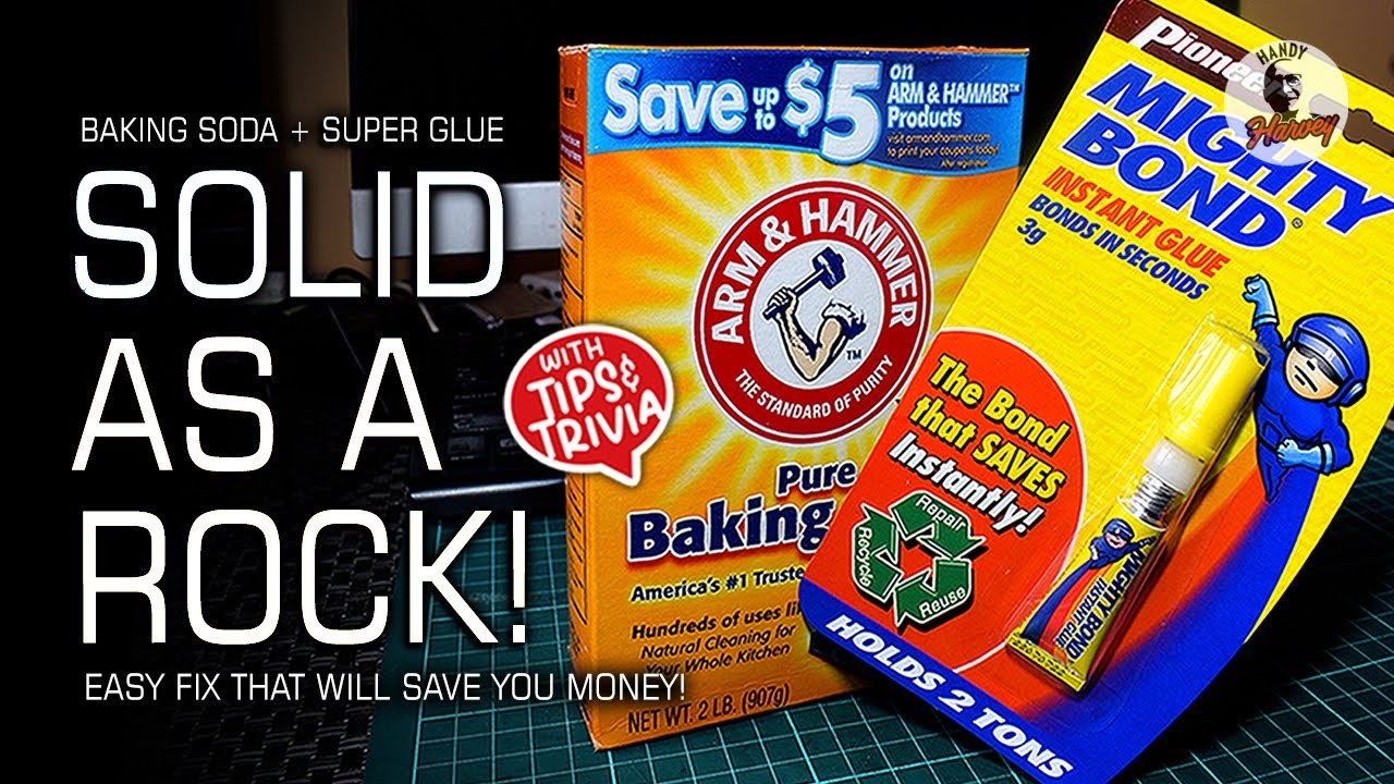 How to Repair Broken Plastic | Super Glue & Baking Soda Trick 2021