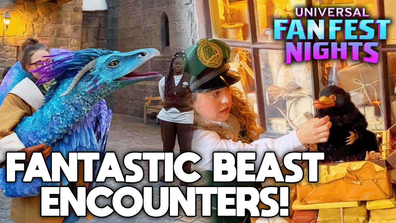 Niffler, Occamy, and Baby Dragon Encounters in Wizarding World of Harry Potter