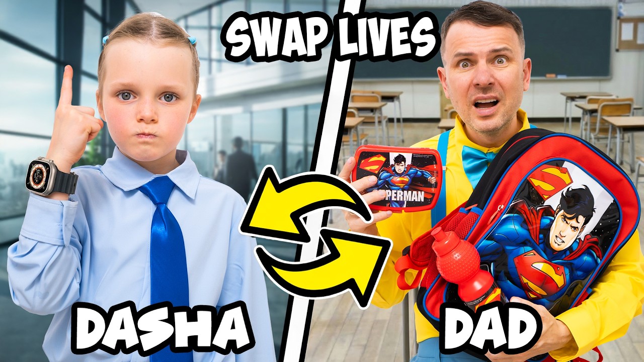 Даша показывает папе, как быть хорошим ребёнком | Детские игры и ролевая игра