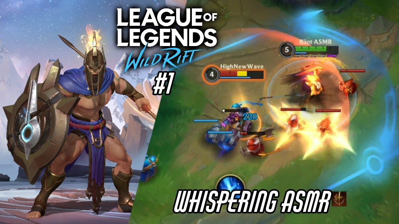 ASMR - Pantheon to start in the Americas server! 😃 - League of Legends: Wild Rift #1 - Whispering