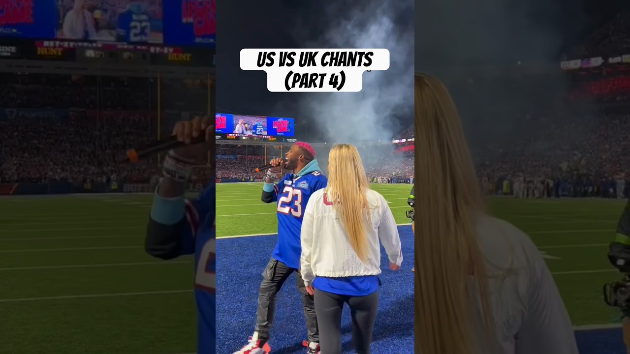 US Vs UK Chants Part 4 🏈⚽️ - Let&rsquo;s go Buffalo ￼#United #buffalo #chant #fans #football #soccer