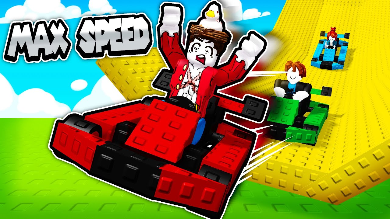 I hit MAX SPEED in Roblox Ride a Cart Down a Slide