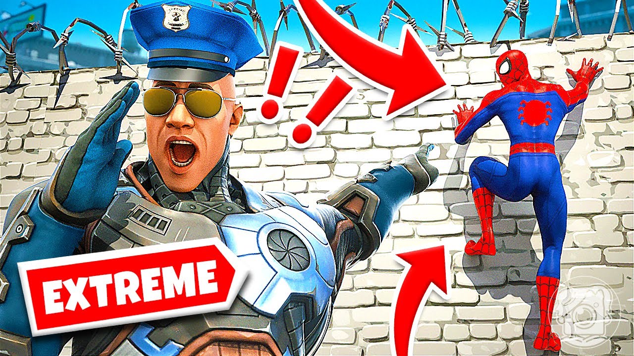 Человек-паук: Экстремальный побег из тюрьмы! (Fortnite: Копы и грабители)