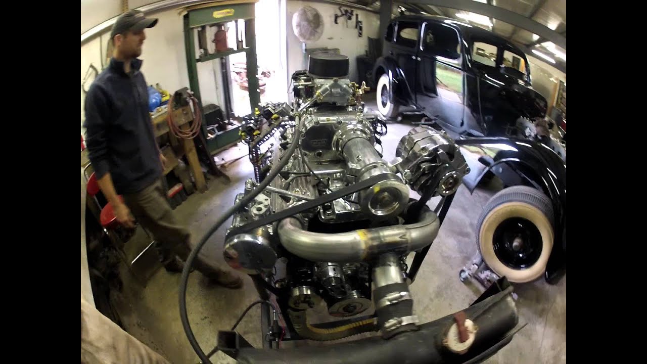 Blown '48 Lincoln V-12