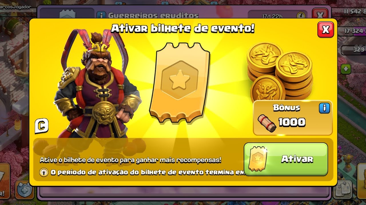 Chegou o Evento(de Medalhas) GUERREIROS ERUDITOS no CLASH OF CLANS: Vale a pena? Fevereiro/2026