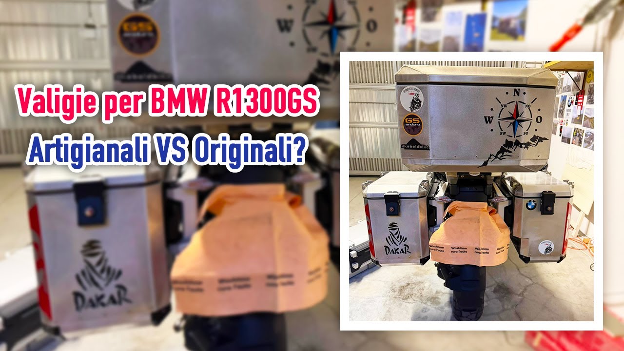 Valigie per BMW R1300GS Adventure: Koboldbike artigianali VS BMW originali 🏍️🔧