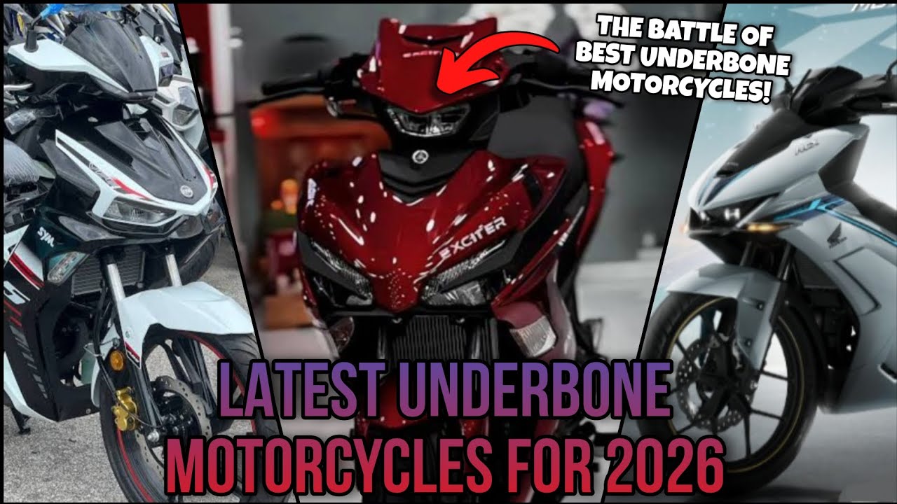 MGA BAGO AT LATEST UNDERBONE MOTORCYCLES NA MABIBILI MO SA 2026!