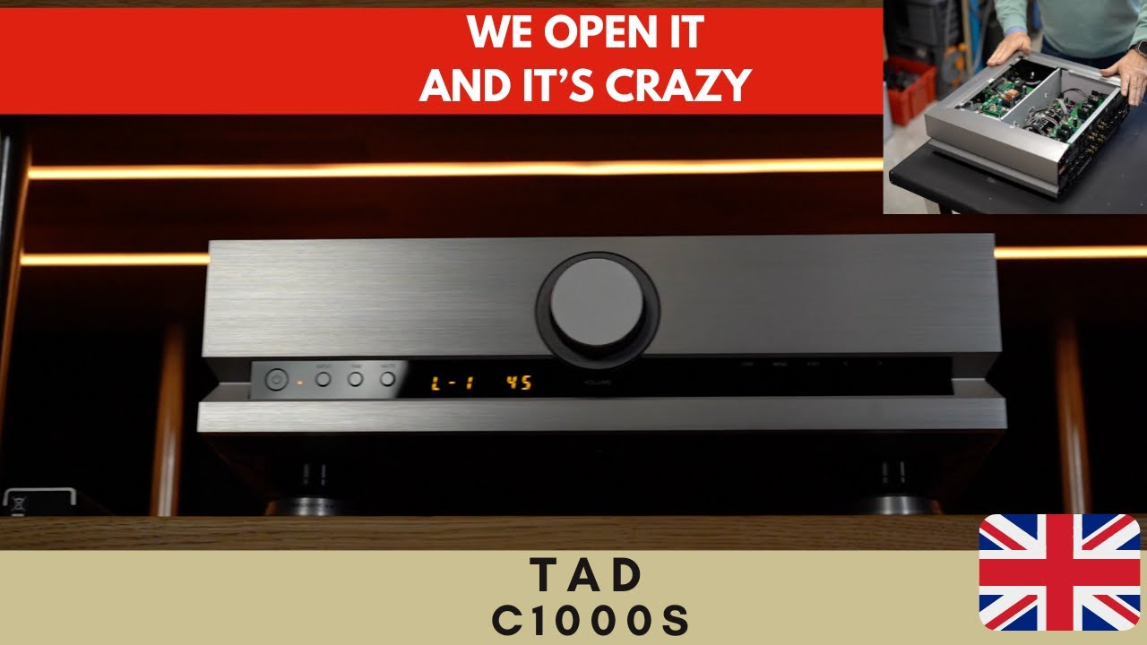 We open the pre amplifier TAD C1000S and it's CRAZY