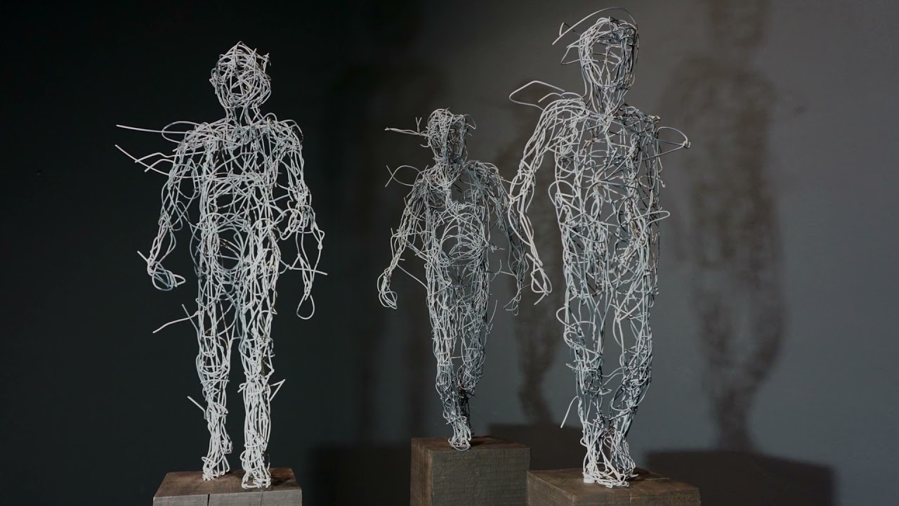 three dimensional wire drawings HD Film