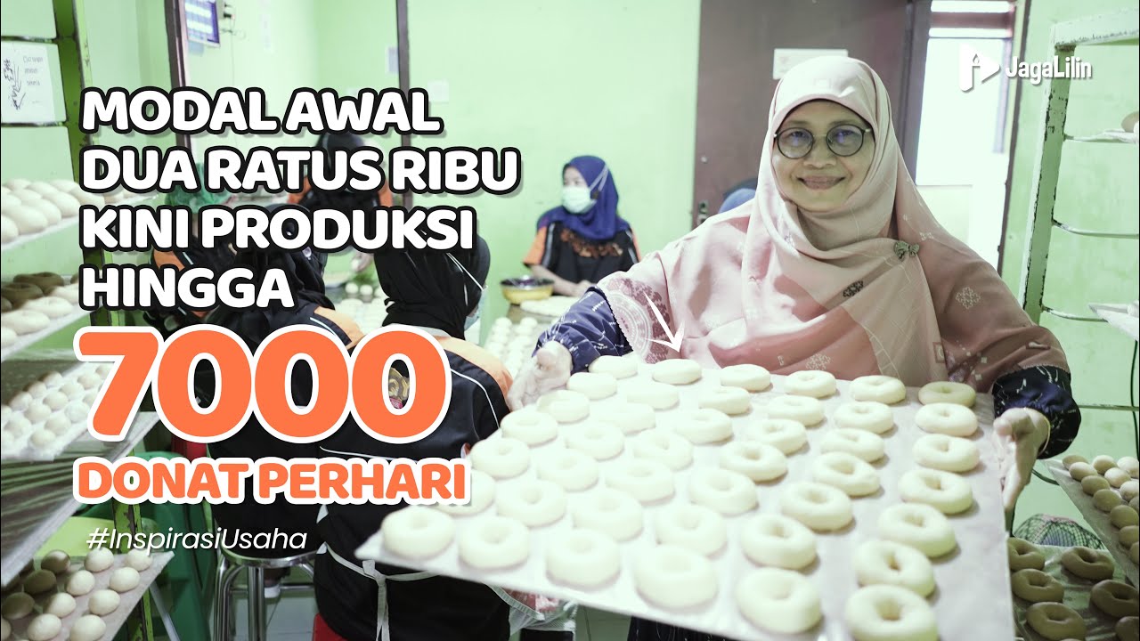 Modal Awal Dua Ratus Ribu Kini Produksi hingga 7000 donat perhari