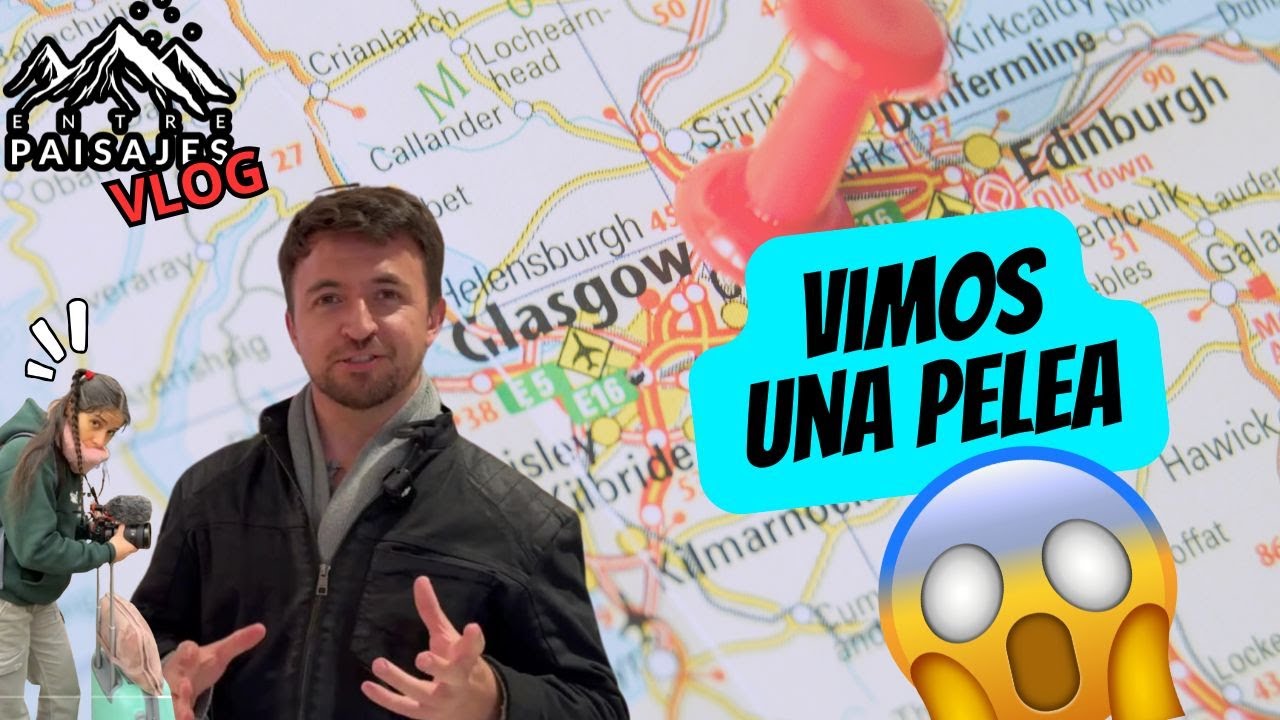 ⚠️PELIGRO!!!! cuidado si visitas GLASGOW, Escocia 🇽🇸 😶‍🌫️. Un día de relojes⌚ y peleas callejeras😱