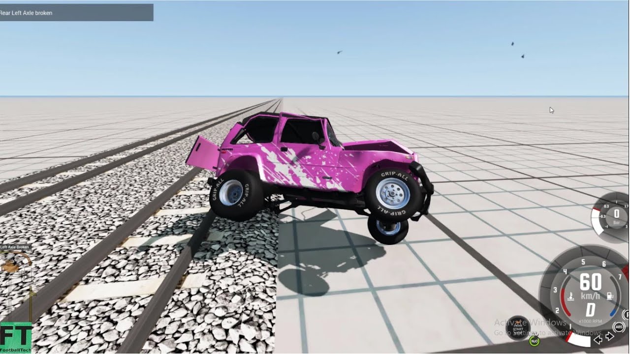BeamNG First Car Crash and many more...