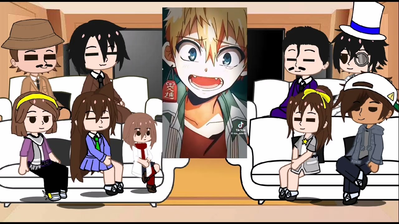 react detective conan to conan past life hanako [part 1/2]