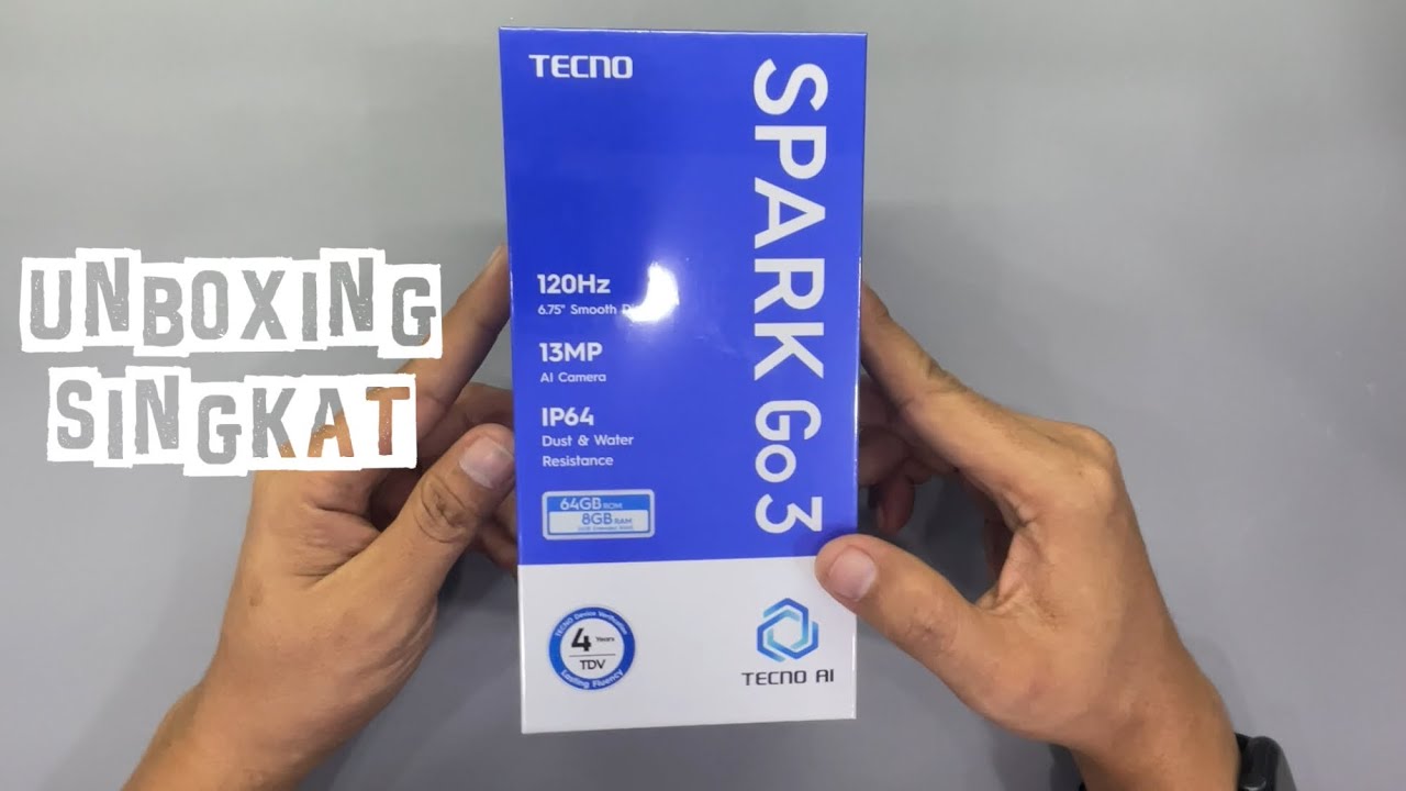Unboxing TECNO SPARK GO 3