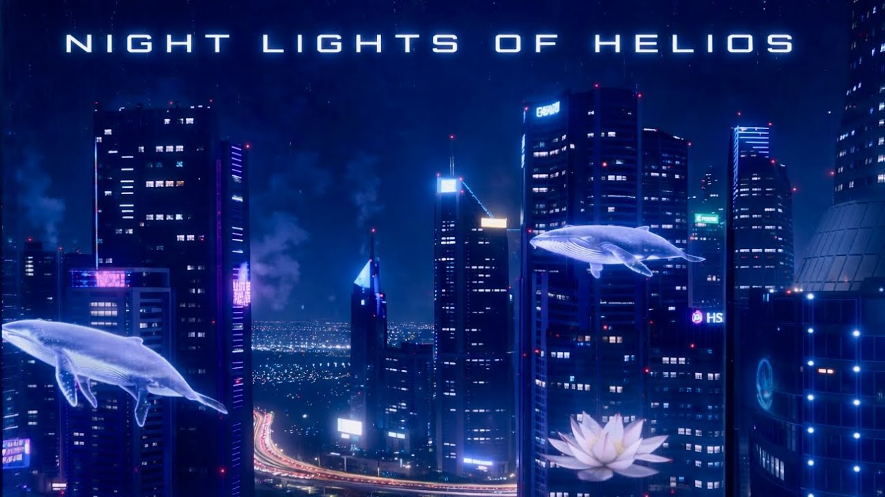 night lights of helios. cyberpunk lounge ambient