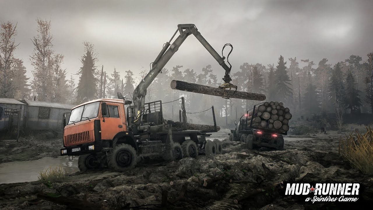 Перед выездом на рейс все на трубочку    #MudRunner