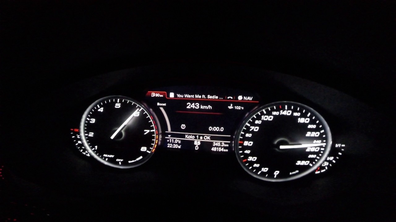 Audi S7 Acceleration 540 PS Stage 1 Launch Control