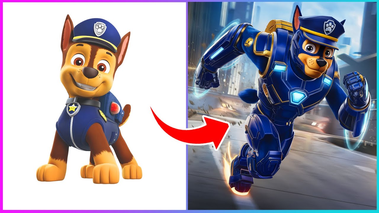 Paw Patrol Transforms Iron Man! 🚨🔥🎵!Paw Patrol Superheroes - Ai Transformation