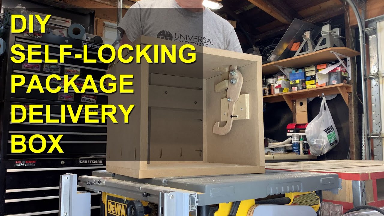 DIY Self-Locking Package Delivery Box