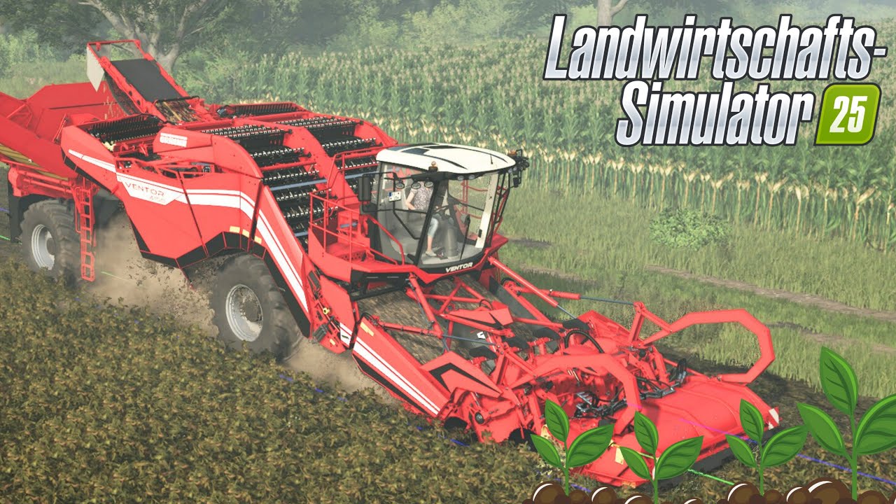 Die Kartoffelernte beginnt - Hof Bergmann - LS 25 - #145