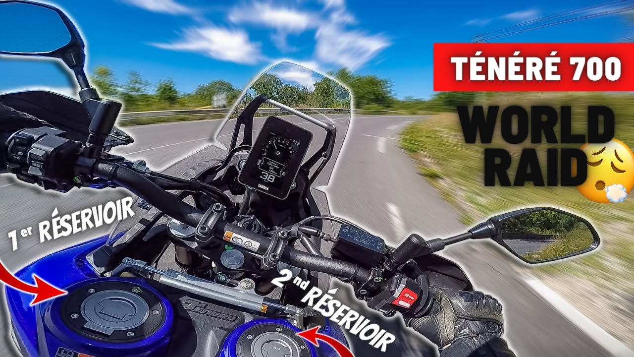 Je PERS l'ARRIÈRE en Ténéré 700 WorldRaid 🥵  [ESSAI]