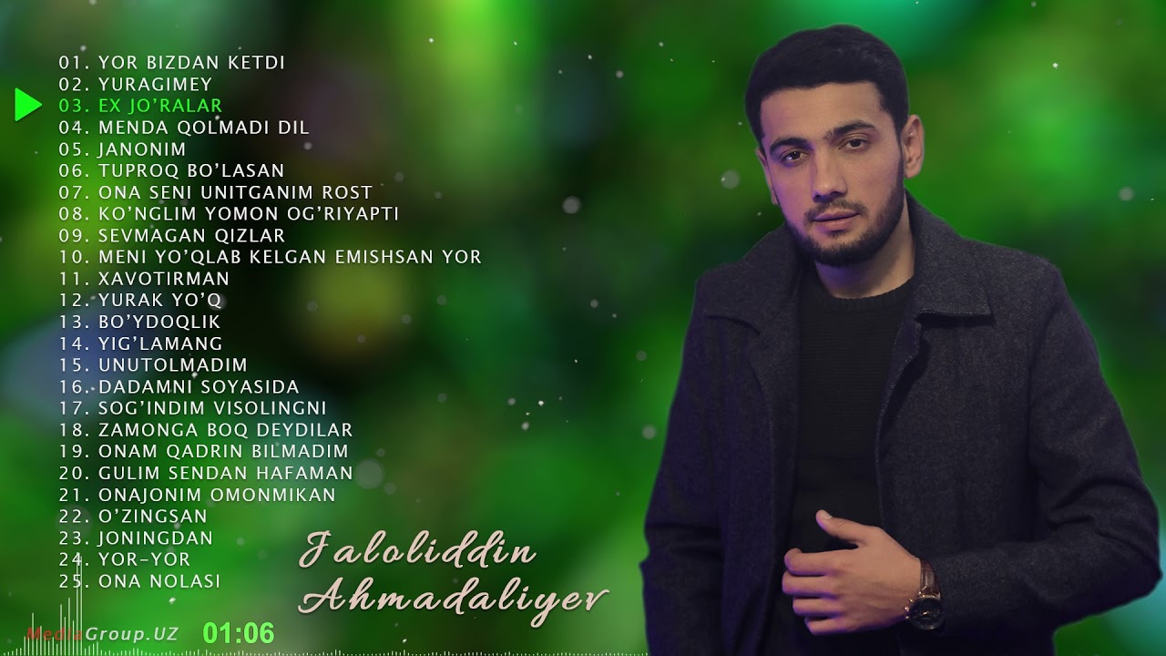 Jaloliddin Ahmadaliyev - Qo'shiqlari to'plami 2022 | Menda qolmadi dil, Janonim, Yor bizdan ketdi