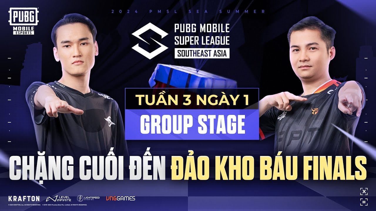 🔴 [VN] 2024 PMSL SEA W3D1 | Summer | CHẶNG CUỐI ĐẾN ĐẢO KHO BÁU FINALS