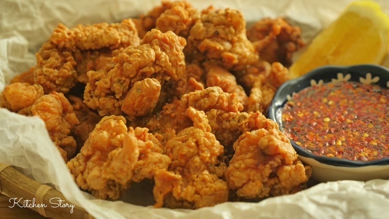 សាច់មាន់បំពង[Boneless Crispy Fried Chicken][Kitchen Story]