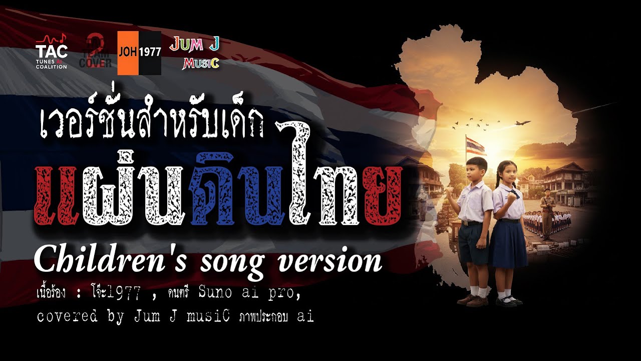 แผ่นดินไทย เด็ก #แผ่นดินไทย #โจ๊ะ1977 #tacteamcover2 #tunesaicoalition #coverแผ่นดินไทย #เพลงเด็ก