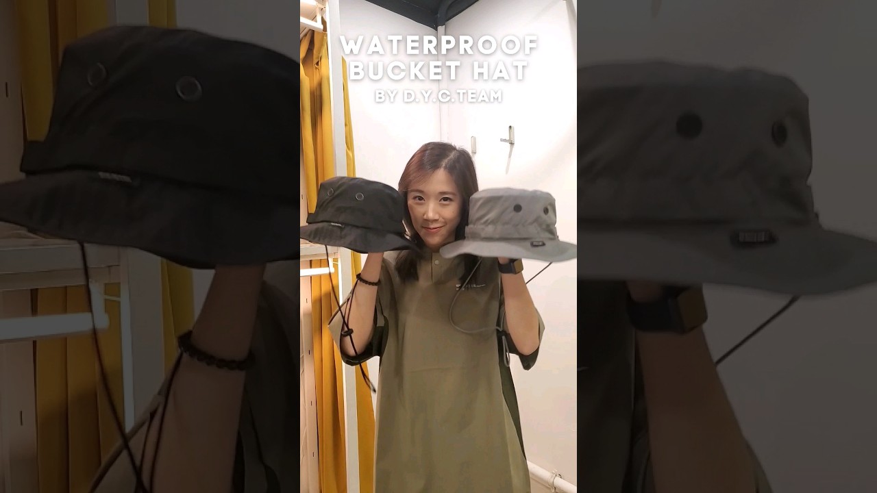 Wearing Guide | DYCTEAM | Waterproof Bucket Hat | SHOP NOW #techwear #buckethat