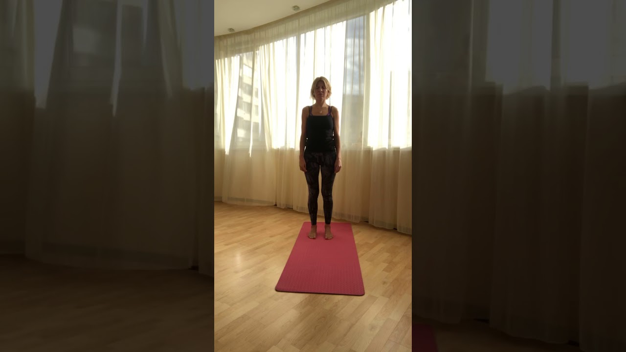 Morning yoga home week. Wednesday