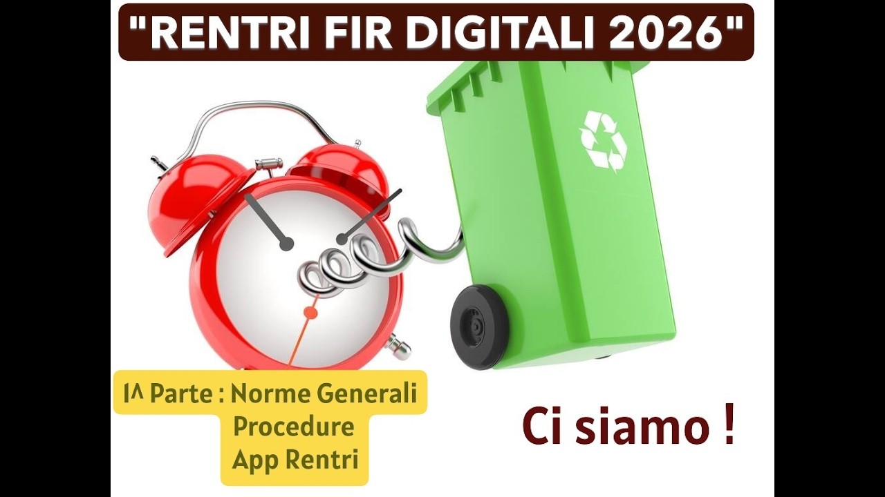 WEBINAR 10-02-2026 (PARTE 1) FIR DIGITALI FABIO Norme Generali - Procedure e APP Rentri